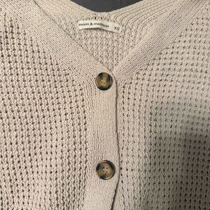 Moon & Madison Women's Beige Cardigan